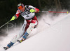 Manfred Pranger of Austria skiing during FIS World Cup Slalom race in Kranjska Gora, Slovenia. Race was won by Giorgio Rocca of Italy, Thomas Grandi of Canada placed second, while Ted Ligety of USA finished third. Pranger finished 8th.
