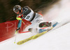 Stefan Kogler of Germany skiing during FIS World Cup Slalom race in Kranjska Gora, Slovenia. Race was won by Giorgio Rocca of Italy, Thomas Grandi of Canada placed second, while Ted Ligety of USA finished third.  didnt finished first run.
