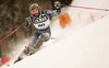 Erik Schlopy of USA skiing during FIS World Cup Slalom race in Kranjska Gora, Slovenia. Race was won by Giorgio Rocca of Italy, Thomas Grandi of Canada placed second, while Ted Ligety of USA finished third. Schlopy didnt qualify for second run.
