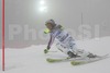 Anja Blieninger of Germany skiing during first run of Women FIS World Cup Slalom race in Maribor, Slovenia. Race was won by Marlies Schild of Austria, Janica Kostelic of Croatia placed second, and Therese Borssen of Sweden finished third.
