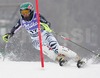 Martina Ertl-Renz of Germany skiing during Women FIS World Cup Slalom race in Maribor, Slovenia. Race was won by Marlies Schild of Austria, Janica Kostelic of Croatia placed second, and Therese Borssen of Sweden finished third. This was Martinas last skiing on Golden fox trophy in Maribor, Slovenia, which was place where she placed top 3 more then anywhere else in here carier. Ertl-Renz placed 6th.
