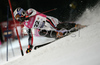 Vanessa Vidal of France skiing in second run of Women Alpine skiing slalom FIS World Cup in Zagreb, Croatia. Snow queen trophy in Zagreb, Croatia was held in Sljeme, Croatia on 4th of January 2007.
