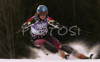 Veronika Zuzulova of Slovakia skiing in first run of Women Alpine skiing slalom FIS World Cup in Kranjska Gora, Slovenia. Golden Fox trophy was held in on 7th of January 2007 in in Kranjska Gora, Slovenia, as replacement for Maribor, Slovenia, where organizers couldnt prepare track due high temperatures.
