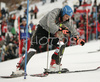 Benjamin Raich of Austria inspecting course before first run of Men Alpine skiing slalom FIS World Cup in Schladming, Austria. Men slalom FIS Alpine skiing World Cup was held on 30th of January 2007 in Schladming, Austria.
