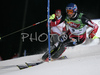 Ivica Kostelic of Croatia skiing in first run of Men Alpine skiing slalom FIS World Cup in Schladming, Austria. Men slalom FIS Alpine skiing World Cup was held on 30th of January 2007 in Schladming, Austria.
