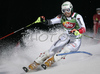 Manfred Pranger of Austria skiing in first run of Men Alpine skiing slalom FIS World Cup in Schladming, Austria. Men slalom FIS Alpine skiing World Cup was held on 30th of January 2007 in Schladming, Austria.
