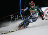 Jimmy Cochran of USA skiing in first run of Men Alpine skiing slalom FIS World Cup in Schladming, Austria. Men slalom FIS Alpine skiing World Cup was held on 30th of January 2007 in Schladming, Austria.
