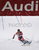 Bernard Vajdic of Slovenia skiing in second run of Men Alpine skiing slalom FIS World Cup in Schladming, Austria. Men slalom FIS Alpine skiing World Cup was held on 30th of January 2007 in Schladming, Austria.
