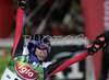 Jean-Baptiste Grange of France celebrating his success after finishing second run of Men Alpine skiing slalom FIS World Cup in Schladming, Austria. Men slalom FIS Alpine skiing World Cup was held on 30th of January 2007 in Schladming, Austria.

