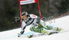 Kalle Palander of Finland skiing in first run of Men Alpine skiing giant slalom FIS World Cup in Kranjska Gora, Slovenia. Men giant slalom FIS Alpine skiing World Cup was held on 3rd of March 2007 in Kranjska Gora, Slovenia.
