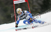 Massimiliano Blardone of Italy skiing in first run of Men Alpine skiing giant slalom FIS World Cup in Kranjska Gora, Slovenia. Men giant slalom FIS Alpine skiing World Cup was held on 3rd of March 2007 in Kranjska Gora, Slovenia.

