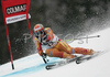 Thomas Grandi of Canada skiing in first run of Men Alpine skiing giant slalom FIS World Cup in Kranjska Gora, Slovenia. Men giant slalom FIS Alpine skiing World Cup was held on 3rd of March 2007 in Kranjska Gora, Slovenia.
