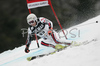 Frederic Covili of France skiing in first run of Men Alpine skiing giant slalom FIS World Cup in Kranjska Gora, Slovenia. Men giant slalom FIS Alpine skiing World Cup was held on 3rd of March 2007 in Kranjska Gora, Slovenia.
