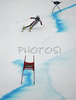 Frederic Covili of France skiing in second run of Men Alpine skiing giant slalom FIS World Cup in Kranjska Gora, Slovenia. Men giant slalom FIS Alpine skiing World Cup was held on 3rd of March 2007 in Kranjska Gora, Slovenia.
