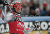 Aksel Lund Svindal of Norway after finishing second run of Men Alpine skiing giant slalom FIS World Cup in Kranjska Gora, Slovenia. Men giant slalom FIS Alpine skiing World Cup was held on 3rd of March 2007 in Kranjska Gora, Slovenia.
