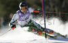 Kalle Palander of Finland skiing in first run of Men Alpine skiing slalom FIS World Cup in Kranjska Gora, Slovenia. Men slalom FIS Alpine skiing World Cup was held on 4th of March 2007 in Kranjska Gora, Slovenia.
