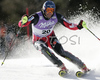 Ivica Kostelic of Croatia skiing in first run of Men Alpine skiing slalom FIS World Cup in Kranjska Gora, Slovenia. Men slalom FIS Alpine skiing World Cup was held on 4th of March 2007 in Kranjska Gora, Slovenia.
