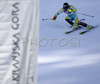 Mitja Dragsic of Slovenia skiing in second run of Men slalom FIS Alpine skiing World Cup race in Kranjska Gora, Slovenia. Men slalom FIS Alpine skiing World Cup race was held in Kranjska Gora, Slovenia on 4th of March 2007.
