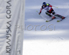 Ivica Kostelic of Croatia skiing in second run of Men slalom FIS Alpine skiing World Cup race in Kranjska Gora, Slovenia. Men slalom FIS Alpine skiing World Cup race was held in Kranjska Gora, Slovenia on 4th of March 2007.
