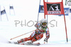 Jukka Rajala of Finland skiing in first race of season 2007-2008. Men giant slalom race was first race of FIS Alpine skiing World cup and was traditionally held on glacier Soelden, Austria on 28th of October 2007.

