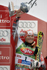 Kalle Palander of Finland celebrating his third place after first race of season 2007-2008. Men giant slalom race was first race of FIS Alpine skiing World cup and was traditionally held on glacier Soelden, Austria on 28th of October 2007.
