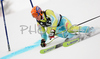 Bernard Vajdic of Slovenia skiing in first run of men giant slalom race of Audi FIS Men Alpine skiing World Cup 2008. Giant slalom race was held in Bad Kleinkirchheim, Austria on 8th of December 2007.
