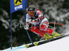 6th placed Kalle Palander of Finland skiing in second run of men giant slalom race of Audi FIS Men Alpine skiing World Cup 2008. Giant slalom race was held in Bad Kleinkirchheim, Austria on 8th of December 2007.
