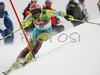 Mitja Dragsic of Slovenia skiing in first run of men slalom race of Audi FIS Men Alpine skiing World Cup 2008. Slalom race was held in Bad Kleinkirchheim, Austria on 9th of December 2007.
