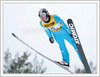 Third placed Andreas Widhoelzl of Austria flying through the air on FIS World Cup Ski Jumping in Planica, Slovenia <br> Planica, Slovenia, 20.3.2005 Photo: Primoz Jeroncic/MGDFX Photo
