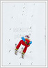 Tommy Ingebritsen of Norway on inrun during first jump on FIS World Cup Ski Jumping in Planica, Slovenia.
