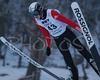 Alexey Pchelintsev of Kazakhstan soars through the air during Individual ski jumping race of FIS Nordic Junior Ski World Championships, which was held in Kranj, Slovenia. Race was won by Gregor Schlierenzauner of Austria, Jurij Tepes of Slovenia placed second, while Andrea Morassi of Italy placed third.
