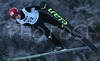 Jiri Mazoch of Czech soars through the air during Individual ski jumping race of FIS Nordic Junior Ski World Championships, which was held in Kranj, Slovenia. Race was won by Gregor Schlierenzauner of Austria, Jurij Tepes of Slovenia placed second, while Andrea Morassi of Italy placed third.
