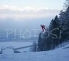 Dawid Kowal of Poland soars through the air during Individual ski jumping race of FIS Nordic Junior Ski World Championships, which was held in Kranj, Slovenia. Race was won by Gregor Schlierenzauner of Austria, Jurij Tepes of Slovenia placed second, while Andrea Morassi of Italy placed third.

