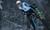 Jurij Tepes of Slovenia soars through the air during Individual ski jumping race of FIS Nordic Junior Ski World Championships, which was held in Kranj, Slovenia. Race was won by Gregor Schlierenzauner of Austria, Jurij Tepes of Slovenia placed second, while Andrea Morassi of Italy placed third.
