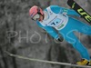 Andrea Morassi of Italy soars through the air during Junior ski jumping team race of FIS Nordic Junior Ski World Championships. Race was won by Austria, Slovenia placed second, while Japan finished third.
