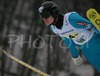 Sami Niemi of Finland soars through the air during Junior ski jumping team race of FIS Nordic Junior Ski World Championships. Race was won by Austria, Slovenia placed second, while Japan finished third.
