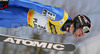 Andreas Widhoelzl of Austria soars through the air during e.on Ruhrgas FIS Ski Jumping World Cup finals. First race of FIS Ski Jumping World Cup finals was held in Planica, Slovenia on 18.March 2006.
