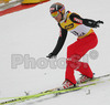 Bjoern Einar Romoeren of Norway lands at 224 meters in second jump of e.on Ruhrgas FIS Ski Jumping World Cup finals. First race of FIS Ski Jumping World Cup finals was held in Planica, Slovenia on 18.March 2006.
