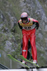 Alessio Bolognani of Italy takes off during qualification jump for tomorrows Summer FIS Grand Prix in ski jumping Kranj 2006. Qualifications were held in Ski jumping center in Kranj, Slovenia on 1. September 2006. First 50 ski jumpers qualified for tomorrow Summer FIS Grand Prix in ski jumping Kranj 2006, which will be held in Kranj, Slovenia on 2. September 2006.
