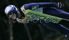 Two time Olympic Champion from Torino 2006 Thomas Morgenstern of Austria soars through the air during qualification jump for tomorrows Summer FIS Grand Prix in ski jumping Kranj 2006. Qualifications were held in Ski jumping center in Kranj, Slovenia on 1. September 2006. First 50 ski jumpers qualified for tomorrow Summer FIS Grand Prix in ski jumping Kranj 2006, which will be held in Kranj, Slovenia on 2. September 2006.
