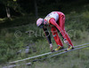 Andrea Morassi of Italy having problems in the air during qualification jump for tomorrows Summer FIS Grand Prix in ski jumping Kranj 2006. Qualifications were held in Ski jumping center in Kranj, Slovenia on 1. September 2006. First 50 ski jumpers qualified for tomorrow Summer FIS Grand Prix in ski jumping Kranj 2006, which will be held in Kranj, Slovenia on 2. September 2006.
