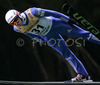 Primoz Pikl of Slovenia soars through the air during Summer FIS Grand Prix in ski jumping Kranj 2006. Summer FIS Grand Prix in ski jumping Kranj 2006 was held on 2. of September 2006 in Kranj, Slovenia.
