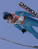 Tami Kiuru of Finland soars through the air in qualifications for first day of ski flying on FIS Ski jumping World Cup finals in Planica, Slovenia. FIS Ski jumping World Cup finals in Planica was held between 22nd and 25th of March 2007 in Planica, Slovenia. First competition day of ski flying was held in Planica on 23rd of March 2007.
