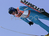 Tami Kiuru of Finland soars through the air in qualifications for first day of ski flying on FIS Ski jumping World Cup finals in Planica, Slovenia. FIS Ski jumping World Cup finals in Planica was held between 22nd and 25th of March 2007 in Planica, Slovenia. First competition day of ski flying was held in Planica on 23rd of March 2007.
