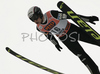 3rd placed Jernej Damjan of Slovenia soars through the air in first day of ski flying on FIS Ski jumping World Cup finals in Planica, Slovenia. FIS Ski jumping World Cup finals in Planica was held between 22nd and 25th of March 2007 in Planica, Slovenia. First competition day of ski flying was held in Planica on 23rd of March 2007.
