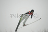Emmanuel Chedal of France soars through the air in first round of second day of ski flying on FIS Ski jumping World Cup finals in Planica, Slovenia. FIS Ski jumping World Cup finals in Planica was held between 22nd and 25th of March 2007 in Planica, Slovenia. Second competition day of ski flying was held in Planica on 24rd of March 2007.
