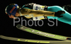 Robert Kranjec of Slovenia soars through the air during second race of FIS Ski jumping World Cup in Villach, Austria. FIS Ski jumping World Cup race was held in Villach, Austria, on 14th of December 2007.
