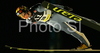 Janne Happonen of Finland soars through the air during second race of FIS Ski jumping World Cup in Villach, Austria. FIS Ski jumping World Cup race was held in Villach, Austria, on 14th of December 2007.
