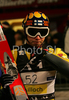 Matti Hautamaeki of Finland reacts after second jump of second race of FIS Ski jumping World Cup in Villach, Austria. FIS Ski jumping World Cup race was held in Villach, Austria, on 14th of December 2007.
