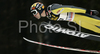 Matti Hautamaeki of Finland soars through the air in qualifications for last race of Four Hill ski jumping tournament 2008 in Bischofshofen, Austria. Last race of 4 Hill ski jumping tournament 2008 was held in Bischofshofen, Austria on 6th of January 2008.
